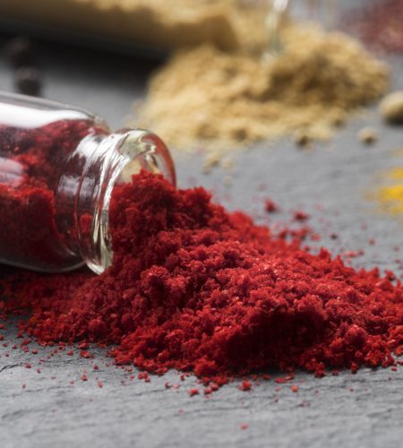 red-powder-container